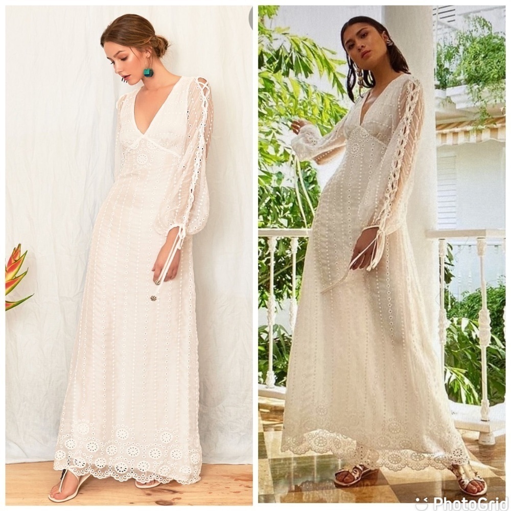 Azulu Kosta Maxi Dress in White New with Tags! NWT